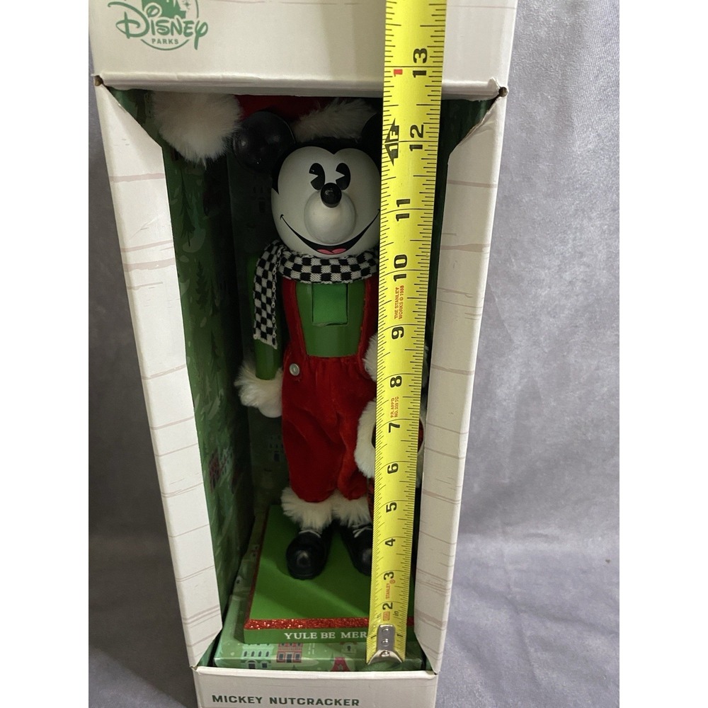 Disney Parks Collectible Mickey Mouse Christmas Holiday Nutcracker 12.5" - Picture 4 of 4